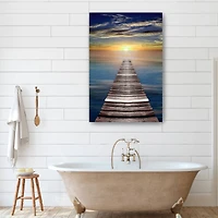 Caribbean Dusk Canvas Giclee