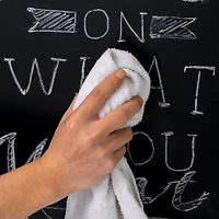 Glitzhome® 30" Brown Wood Chalkboard