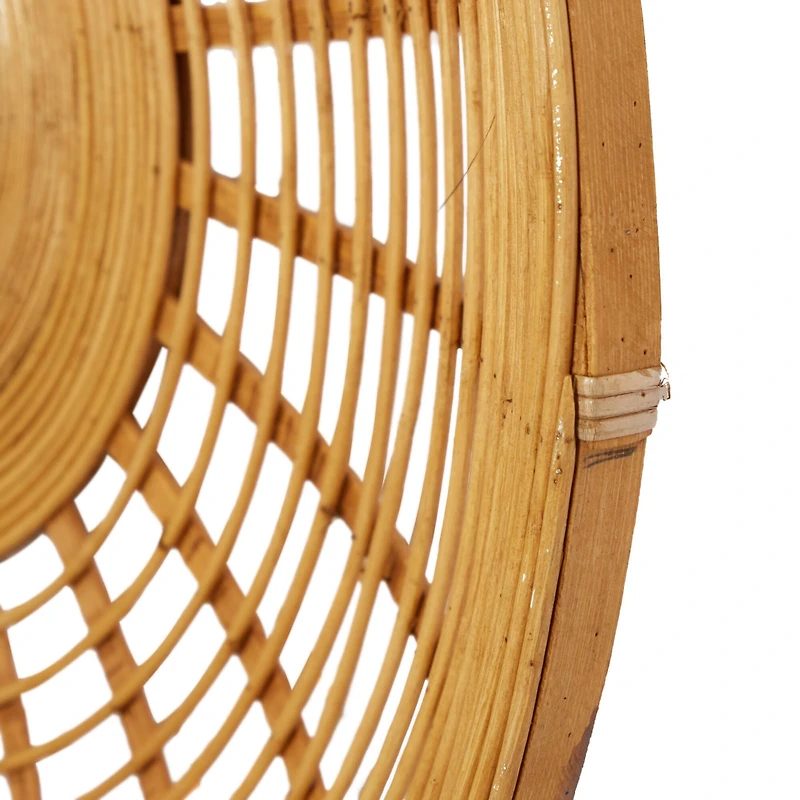 Set of 3 Brown Metal Boho Style Wall Decor 24", 22", 20"