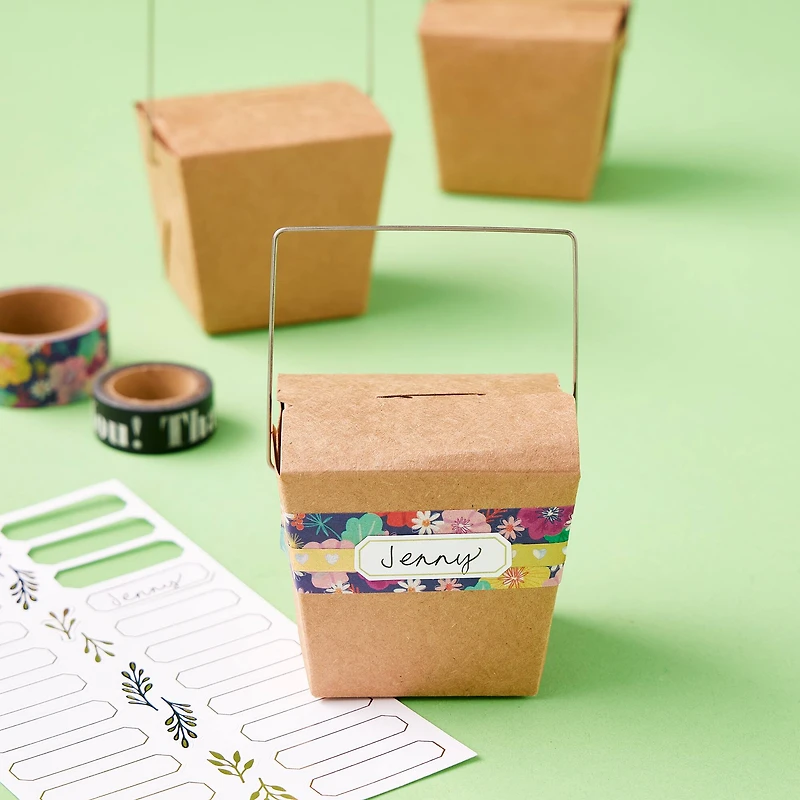 6 Packs: 10 ct. (60 total)  2.75" Kraft Take-Out Box Set by Celebrate It™