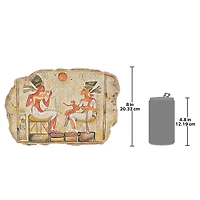 Design Toscano 8" King Akhenaton, Nefertiti & Daughters Stele Wall Sculpture