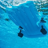 PoolCandy 67" Splash Runner Motorized Luxury Pool Lounger