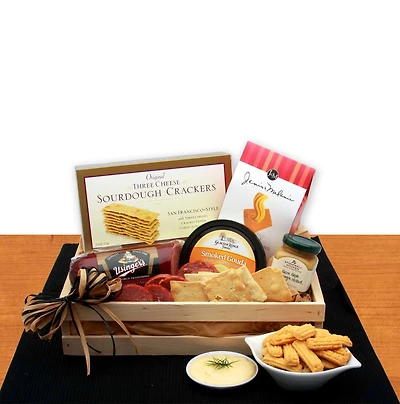 Snackers Delight Meat & Cheese Gift Crate
