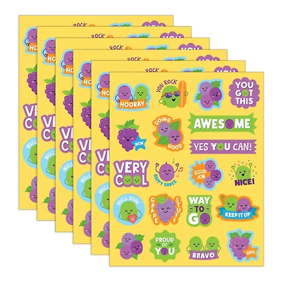 Teacher Created Resources® Grape Smelly Stickers, 6 Packs of 120