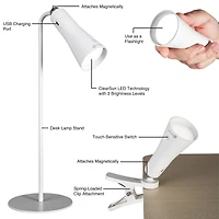 OttLite® Switch 3-in-1 Rechargeable Task Lamp