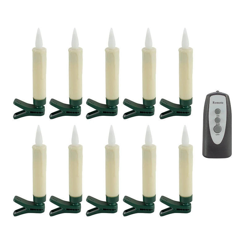 4" FIA Flame LED Candle Clip, 10ct.