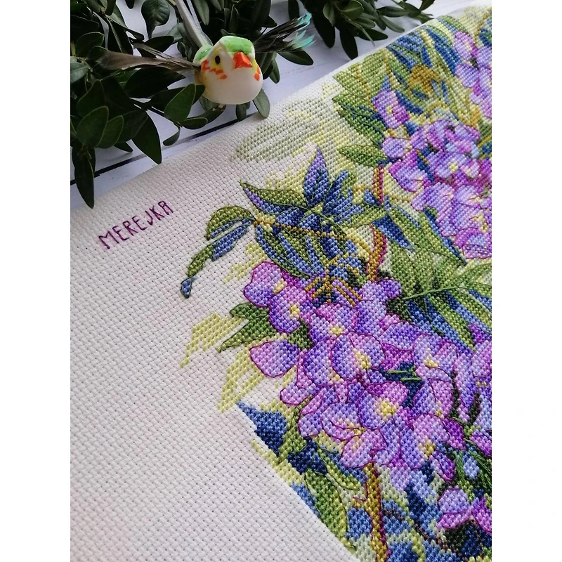 Merejka Wisteria Counted Cross Stitch Kit