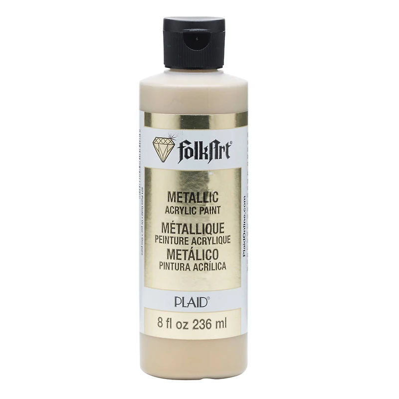 FolkArt® Metallic Acrylic Paint, 8 oz.