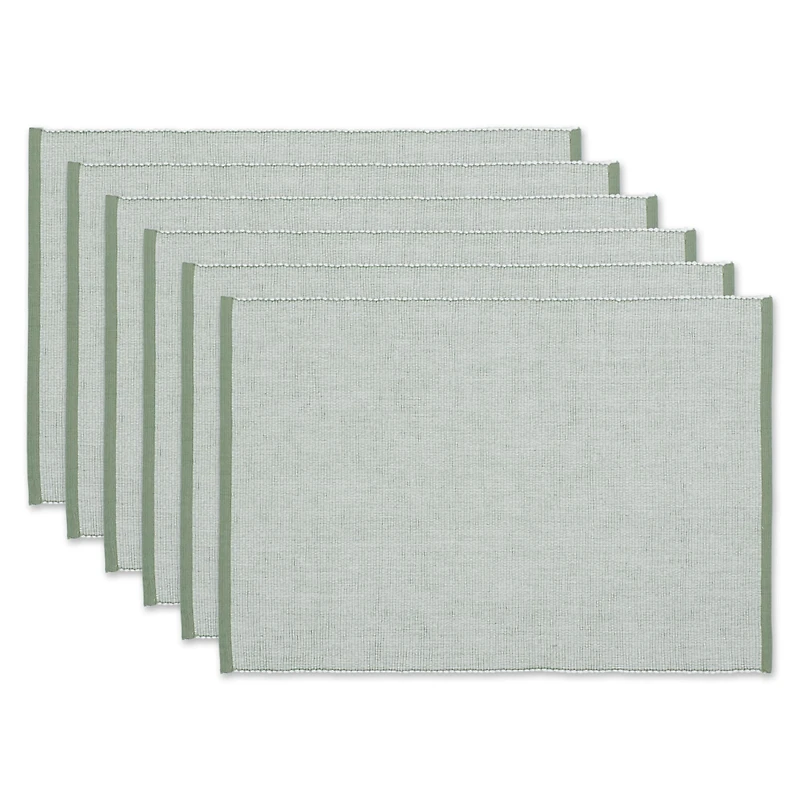DII® Eco-Friendly Fine Ribbed Placemats