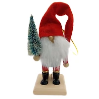 Wizardi Classic Wooden Christmas Gnomes Festive Decoration Set