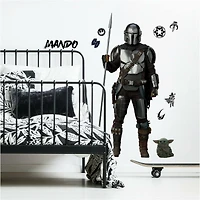 RoomMates Star Wars The Mandalorian In Beskar Peel & Stick Giant Wall Decal