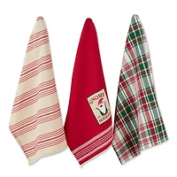 DII® Assorted Little Gnome Dishtowel Set