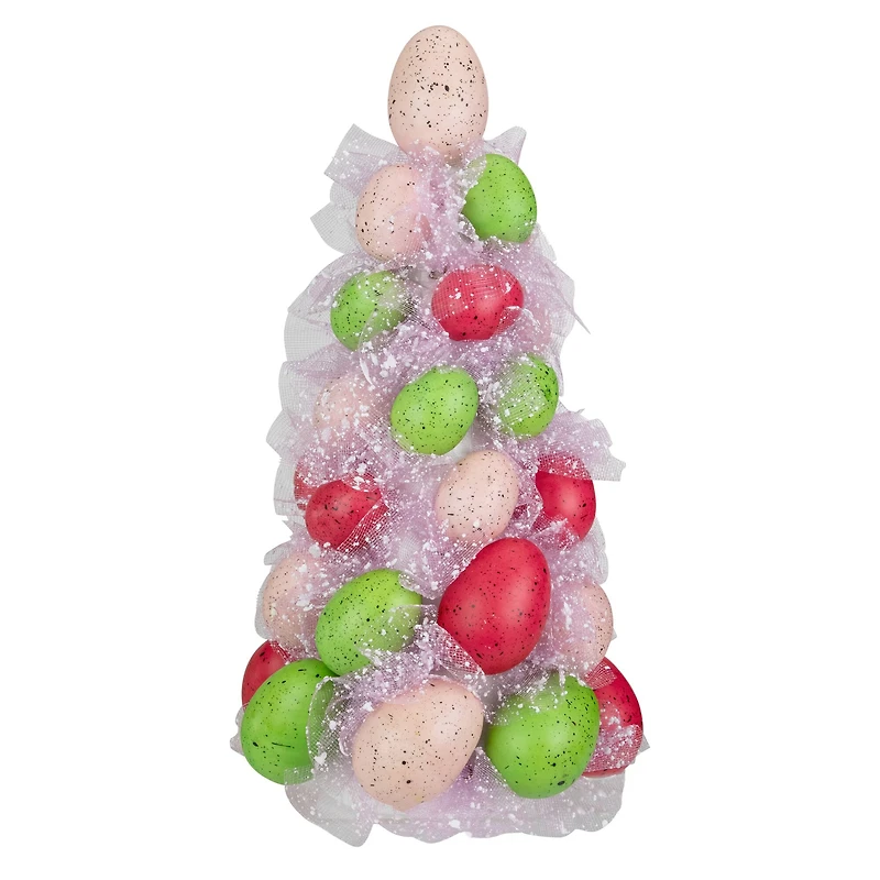 3-Piece Speckled Easter Egg Tree Ball and Wreath Set