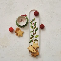 Hello Honey® Holly & Berry Stoneware Platter & Dish Set