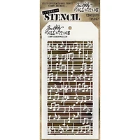 Stampers Anonymous Tim Holtz® Concerto Layered Stencil, 4" x 8.5"
