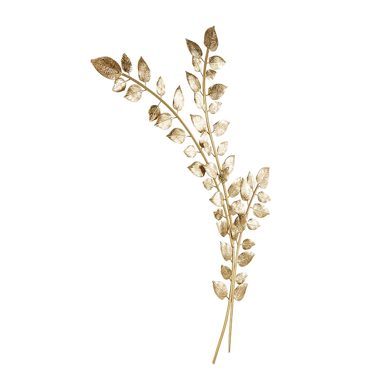 Gold Metal Leaf Metallic Wall Décor