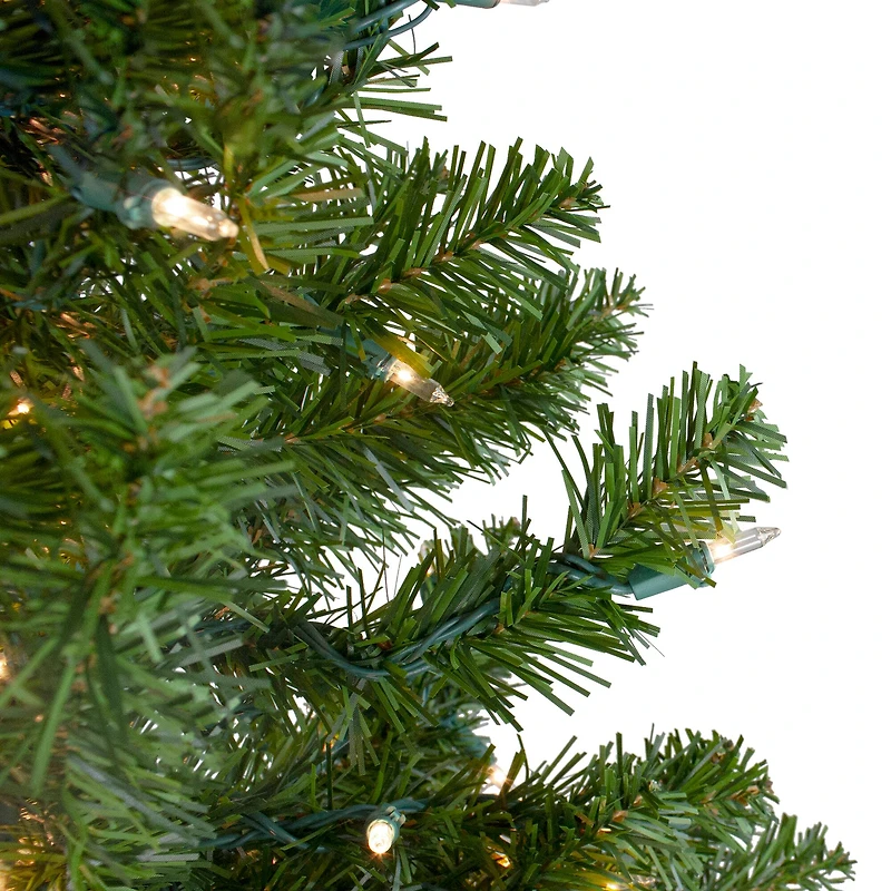 2ft. Pre-Lit Canadian Pine Artificial Christmas Tree, Clear Lights