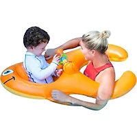 Swimline 40" Inflatable Me & You Goldfish Baby Seat Pool Float