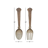 Brown & Silver Farmhouse Utensils Wall Décor Set