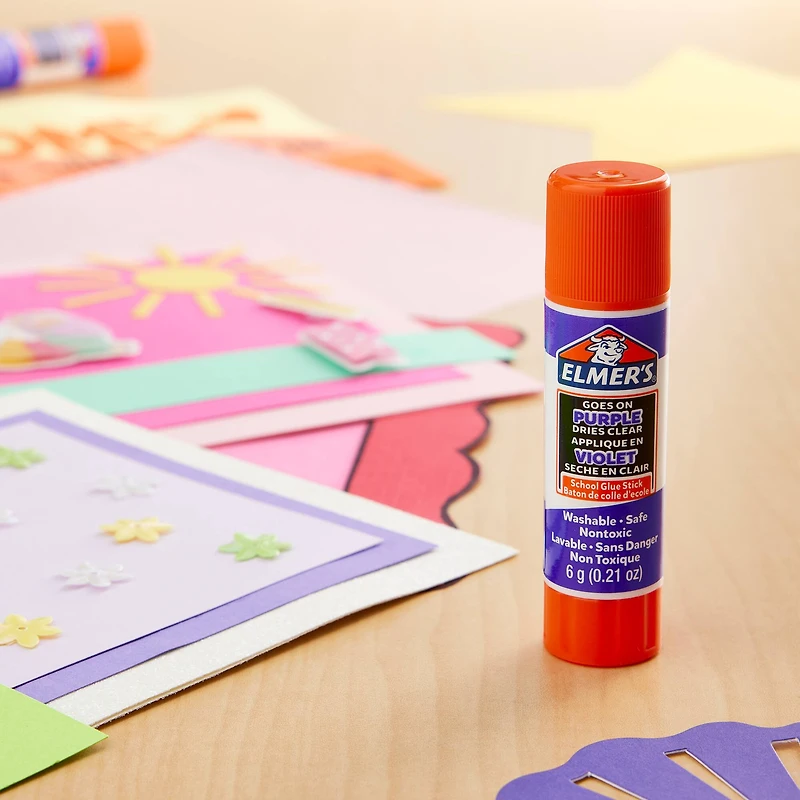 Elmer's® Purple School Glue Sticks, Pack Of 12