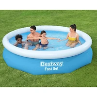 Bestway Fast Set 10ft. Wide Round Inflatable Pool Set
