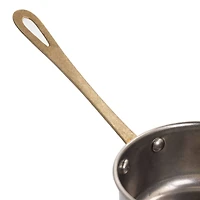 Gibson Home® Normandie 3.9'' Silver and Gold Stainless Steel Mini Saucepan