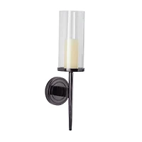 23" Black Modern Wall Sconce