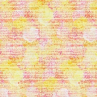 Fabric Editions Orange Abstract Cotton Fabric