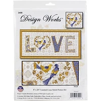 Design Works™ Love Counted Cross Stitch Kit