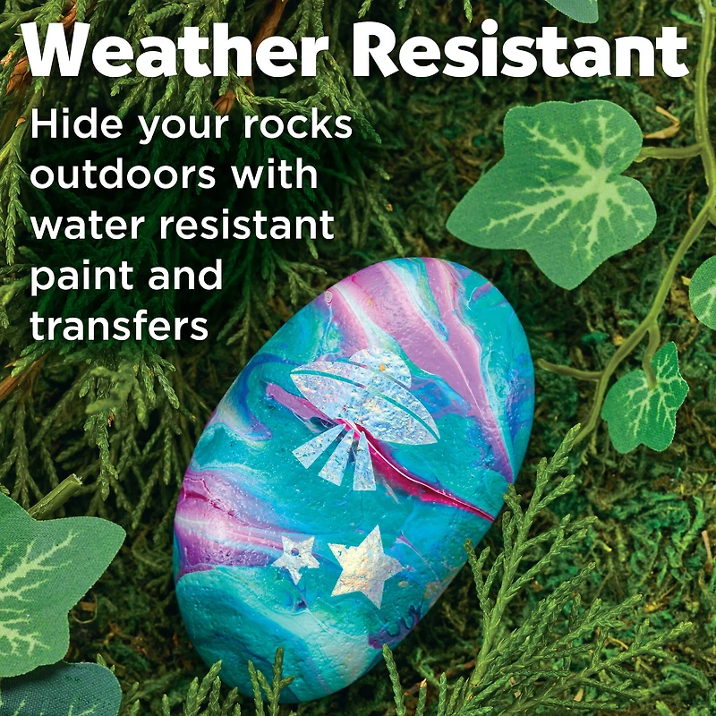Faber-Castell® Hide & Seek Paint Pour Rocks Kit