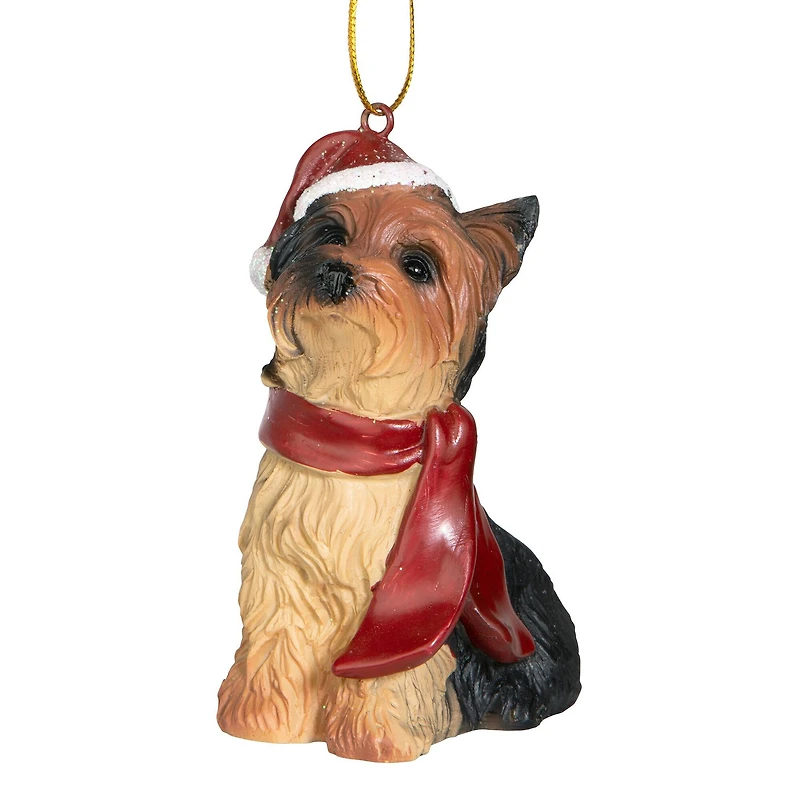 3.5" Yorkshire Terrier Holiday Dog Ornament