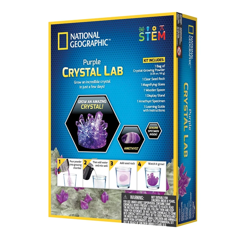 12 Pack: National Geographic™ Purple Crystal Lab