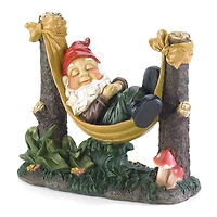 12" Slumbering Garden Gnome Statue