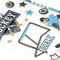 12 Pack: Hockey Chipboard Stickers by Recollections™