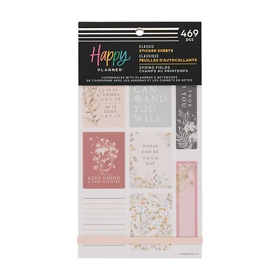 The Classic Happy Planner® Spring Fields Stickers