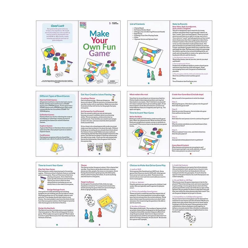 Make Your Own Fun Game