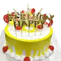 Gold Birthday Candle Set by Celebrate It™