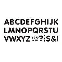 Trend Enterprises® Black STICK-EZE® Stick-On Letters