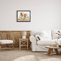 Stupell Industries Autumn Ramble Country Bouquets Framed Floater Canvas Wall Art