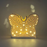 7.5" DIY LED Butterfly Ceramic Décor by Ashland®