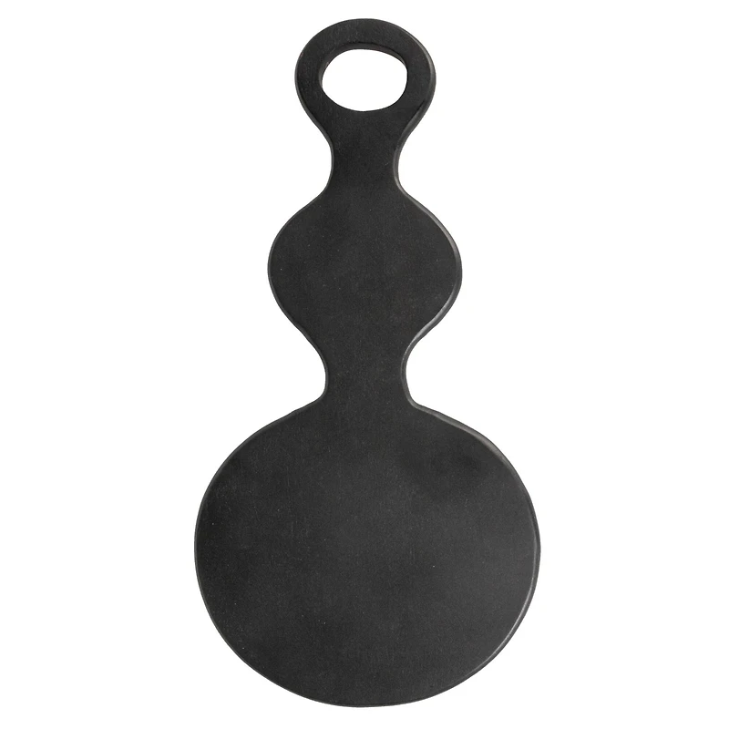 Hello Honey® 19.75" Black Avant-Garde Mango Wood Cheese & Cutting Board