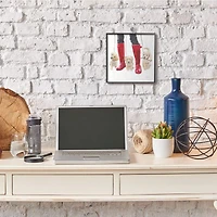 Stupell Industries Labrador Puppies Rain Boots Red White Dog Art