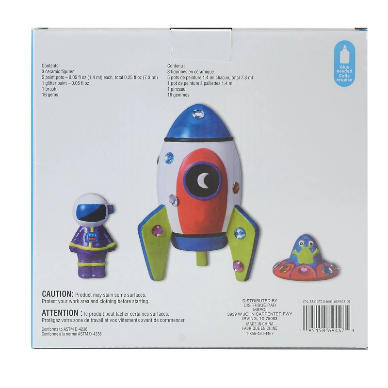 Ceramic Rocket Craft Kit by Creatology™