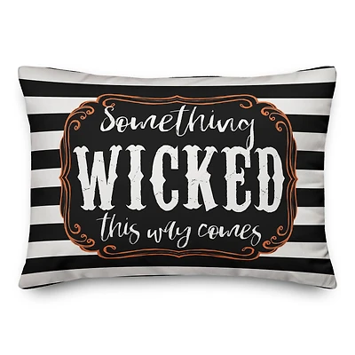 Something Wicked This Way Comes Throw Pillow
