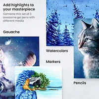 Arteza® White Gel Pen Set