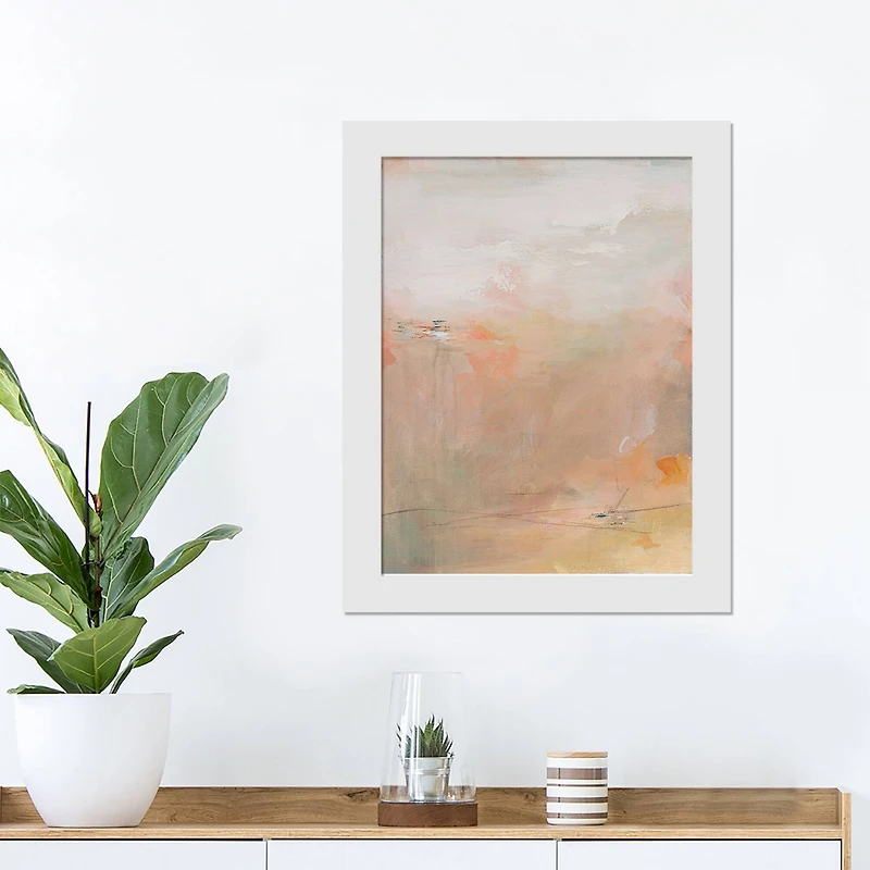 Warm Tones Abstract Framed Print