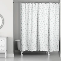 Daisy Pattern Shower Curtain