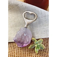 Bottle Opener with Amethyst