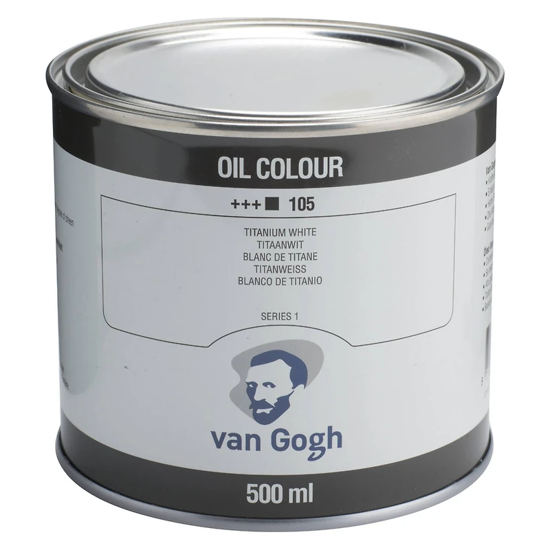 Royal Talens Van Gogh Titanium White Oil Colour, 500mL