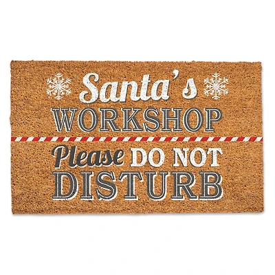 Santa's Workshop 30" x 18" Door Mat
